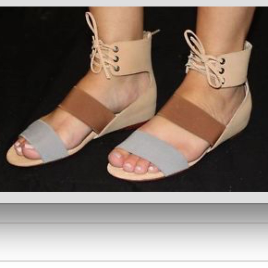 New Candela Leather Suede Natural Flat Boho Elastic Color Block Suede Shoe 6